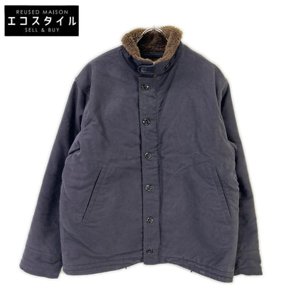 THE REAL MCCOY'S The Real McCoy's Navy alpaca-collar NXsx11235 N-1 deck jacket jacket
