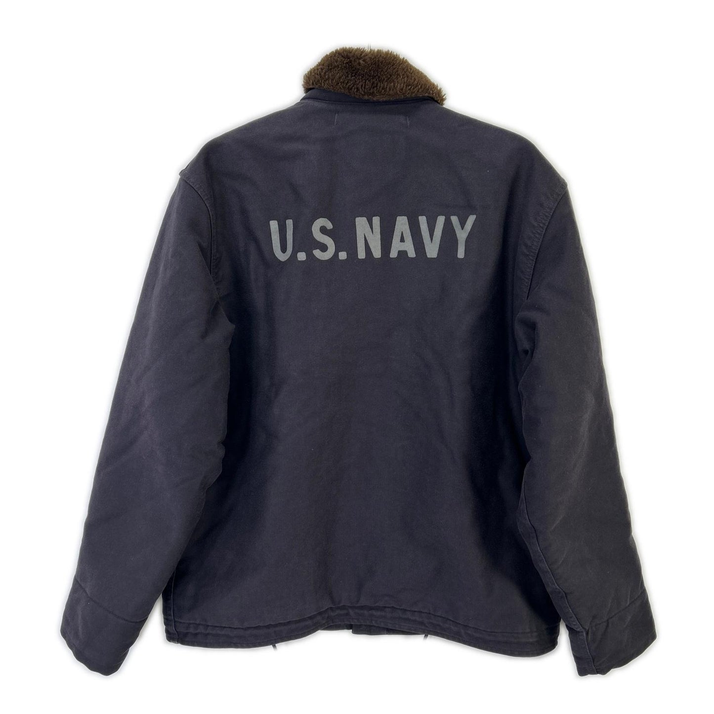 THE REAL MCCOY'S The Real McCoy's Navy alpaca-collar NXsx11235 N-1 deck jacket jacket
