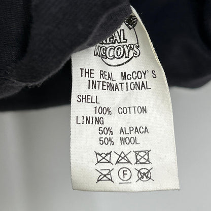 THE REAL MCCOY'S The Real McCoy's Navy alpaca-collar NXsx11235 N-1 deck jacket jacket