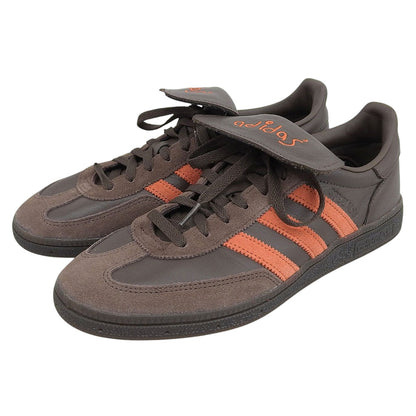 adidas アディダス 美品 SHUKYU E-WAX Handball Spezial レザー スニーカー シューズ メンズ ブラウン 27.5cm HP6694 シューズ