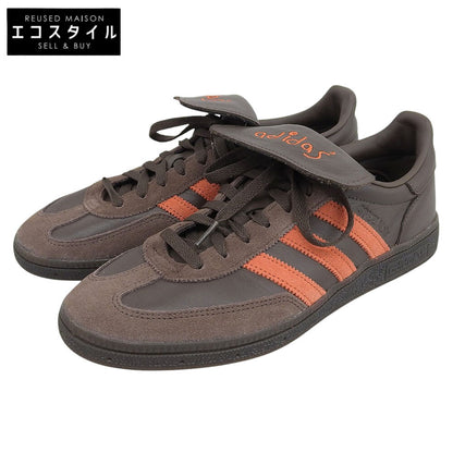 adidas アディダス 美品 SHUKYU E-WAX Handball Spezial レザー スニーカー シューズ メンズ ブラウン 27.5cm HP6694 シューズ
