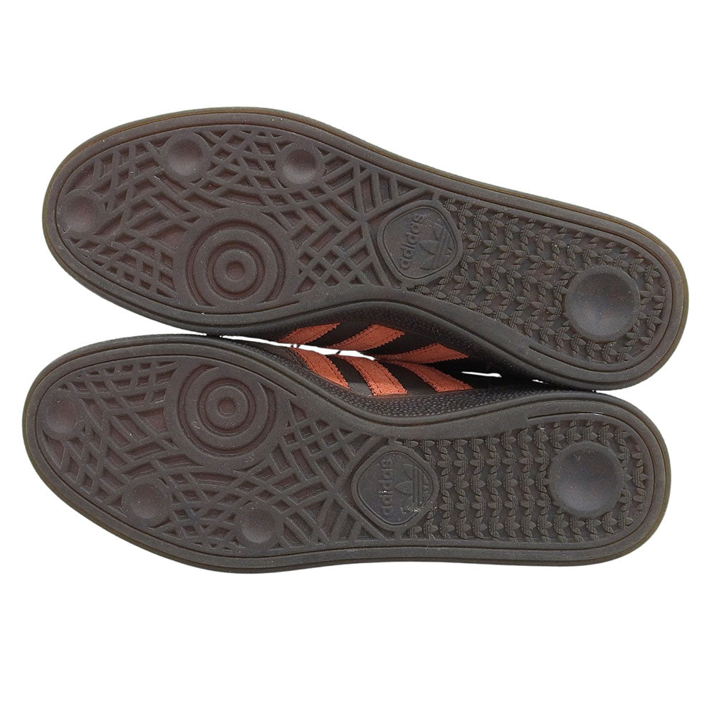 adidas アディダス 美品 SHUKYU E-WAX Handball Spezial レザー スニーカー シューズ メンズ ブラウン 27.5cm HP6694 シューズ