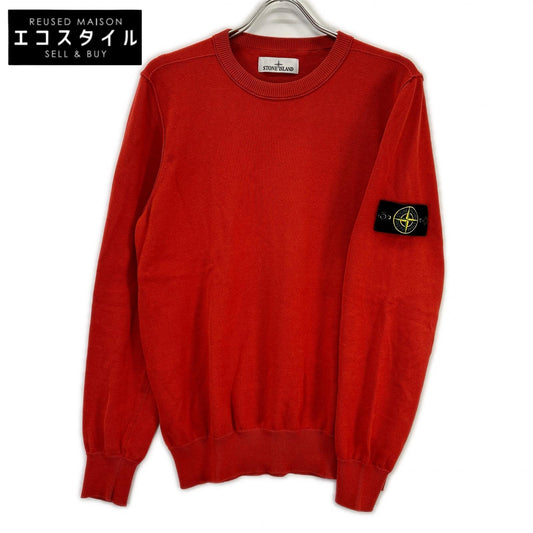 STONE ISLAND ストーンアイランド 8015540B2 オレンジ ORGANIC COTTON CREWNECK KNIT ニット トップス