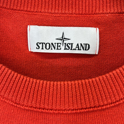STONE ISLAND ストーンアイランド 8015540B2 オレンジ ORGANIC COTTON CREWNECK KNIT ニット トップス