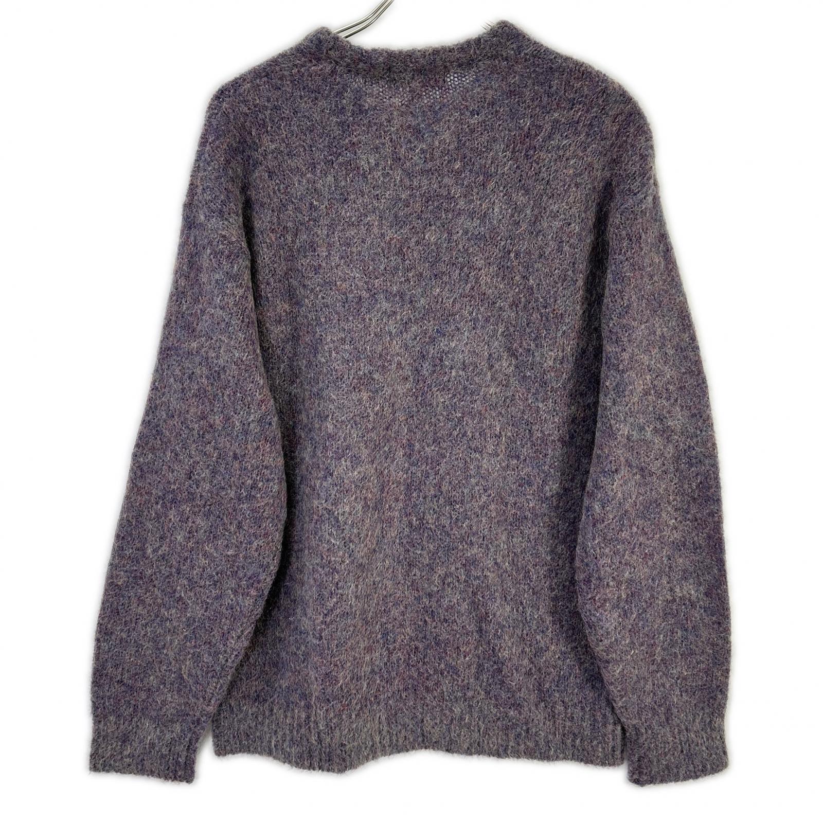 Supreme purple mohair knit tops
