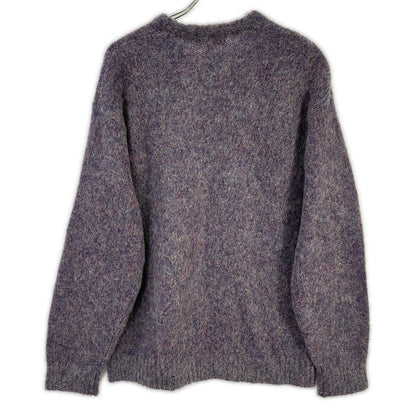 Supreme purple mohair knit tops