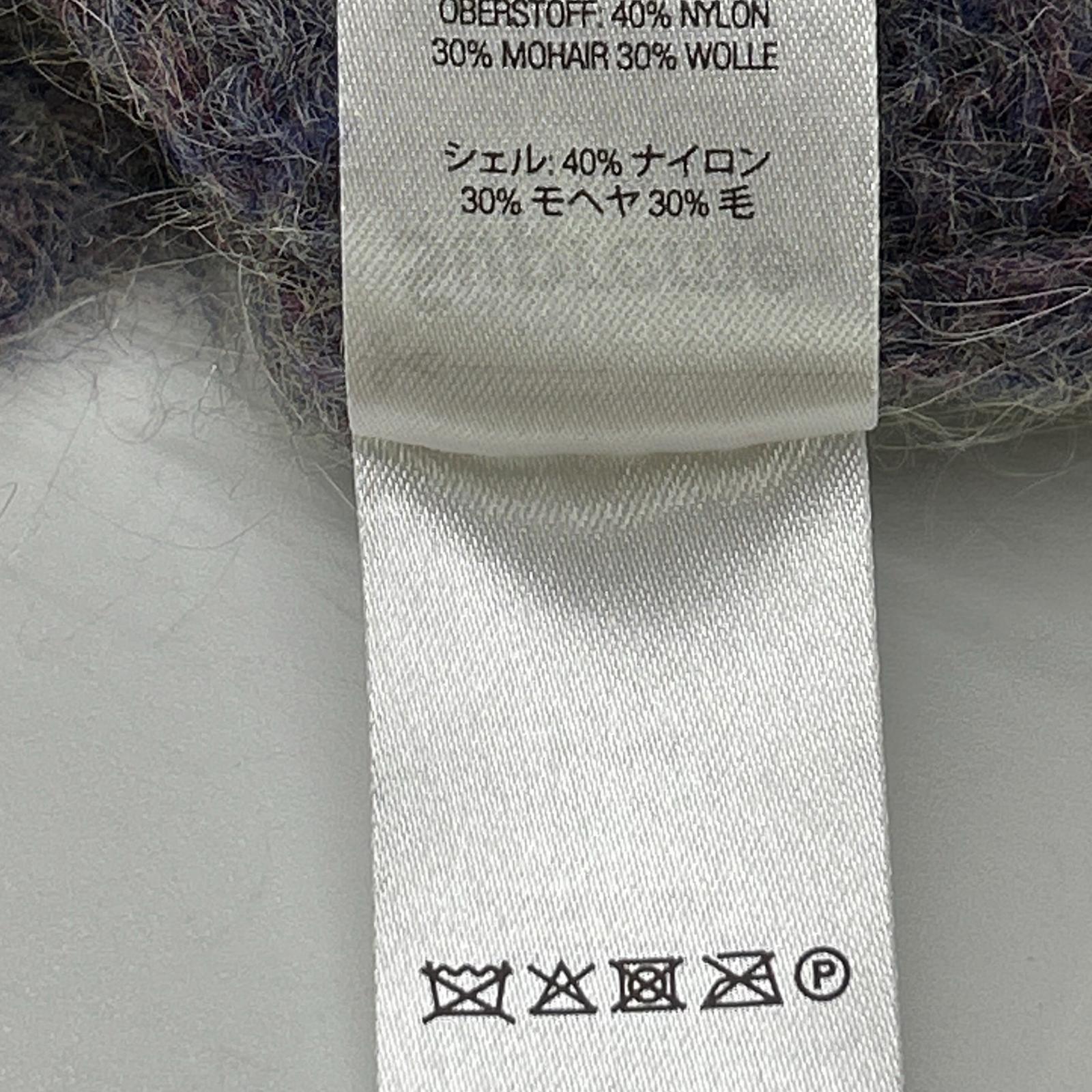 Supreme purple mohair knit tops