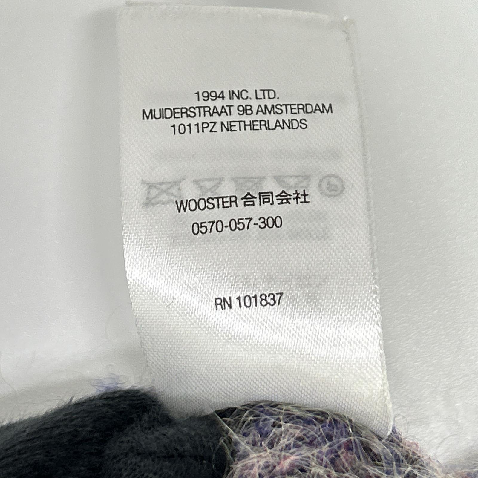 Supreme purple mohair knit tops