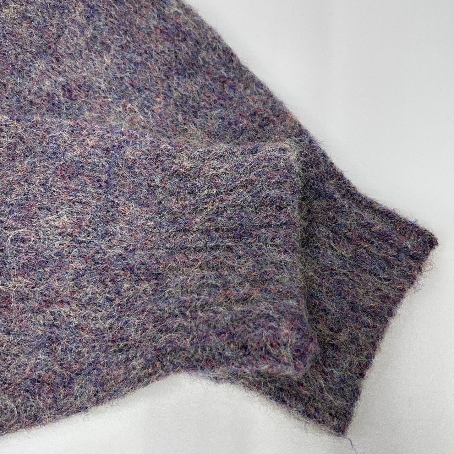 Supreme purple mohair knit tops