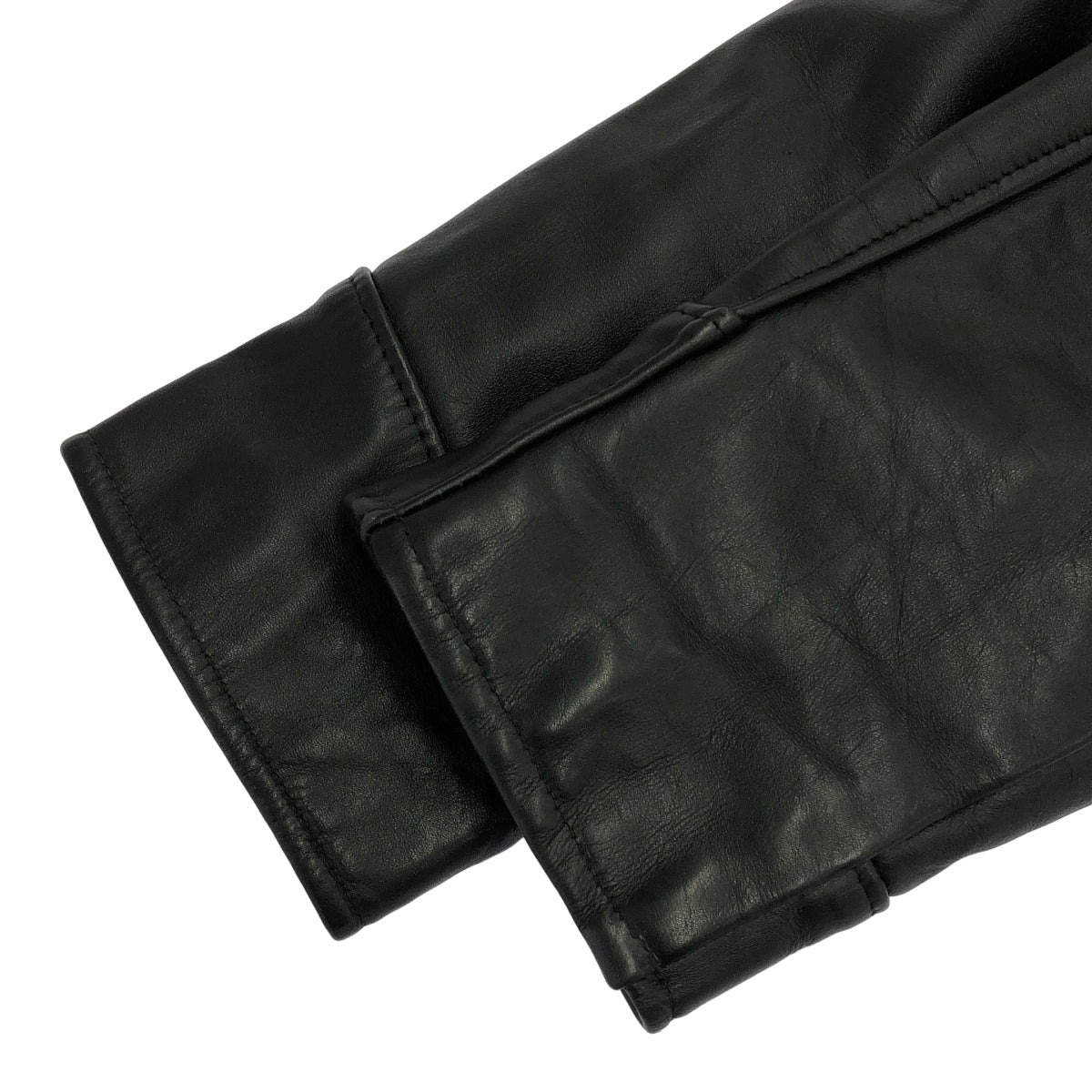 schott ショット 659 ブラック ライナー付き シングルライダース トップス