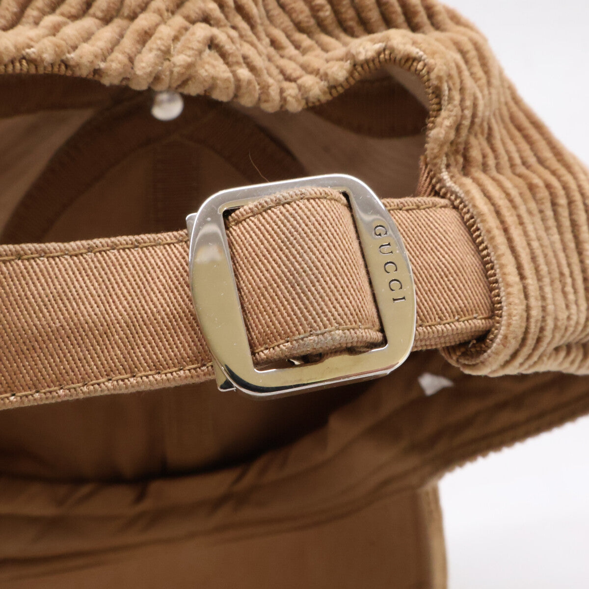 GUCCI グッチ GGパッチ コーデュロイ キャップ 帽子
