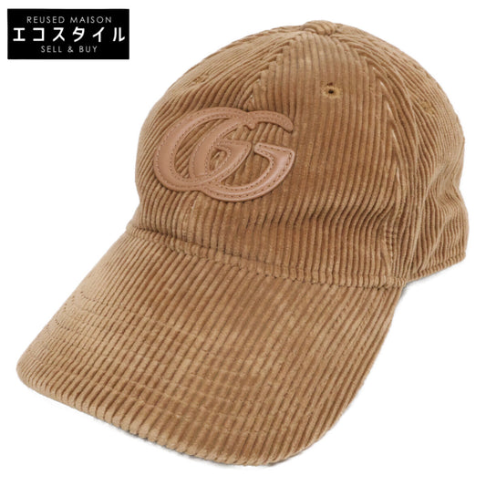 GUCCI グッチ GGパッチ コーデュロイ キャップ 帽子