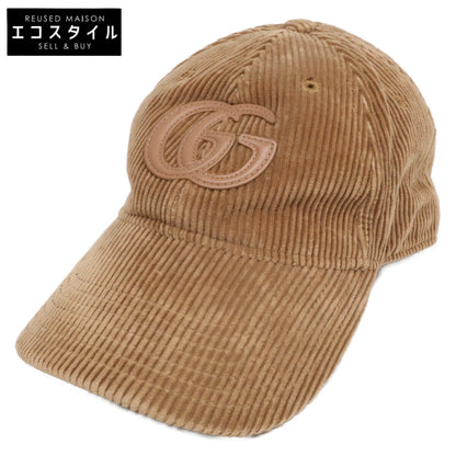 GUCCI グッチ GGパッチ コーデュロイ キャップ 帽子