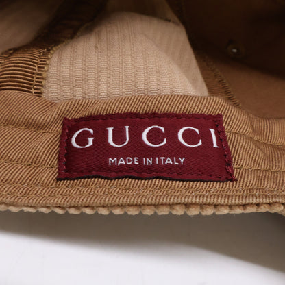 GUCCI グッチ GGパッチ コーデュロイ キャップ 帽子