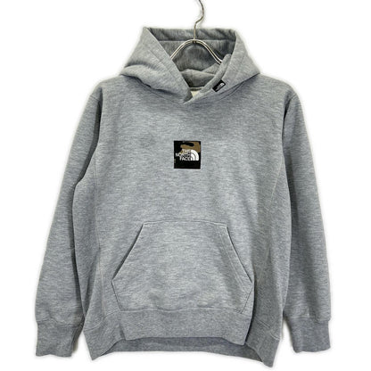 THE NORTH FACE ノースフェイス NT61721R グレー スクエアロゴビッグフーディ トップス