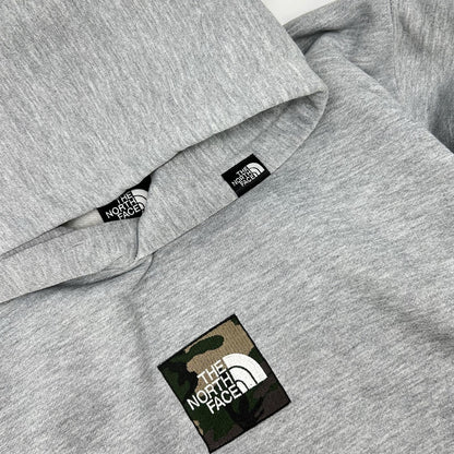 THE NORTH FACE ノースフェイス NT61721R グレー スクエアロゴビッグフーディ トップス