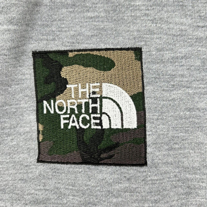 THE NORTH FACE ノースフェイス NT61721R グレー スクエアロゴビッグフーディ トップス