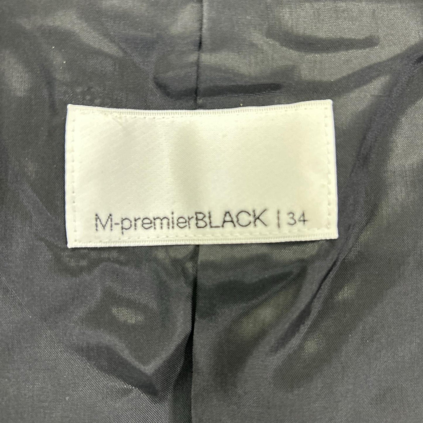 M-premierBLACK エムプルミエブラック C103-026 ブラック ストライプ スーツ/セットアップ スーツ セットアップ