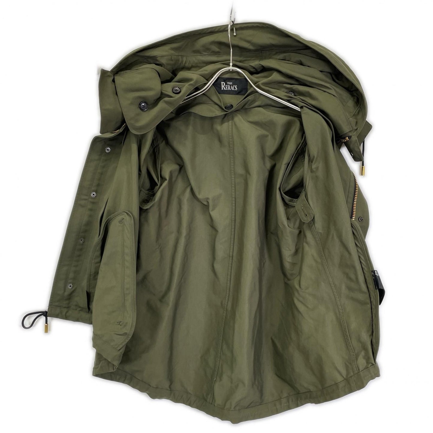 THE RERACS ザ・リラクス UNITED ARROWS別注 19SS-RECTー106L-USAPーJ カーキ ショートモッズコート コート
