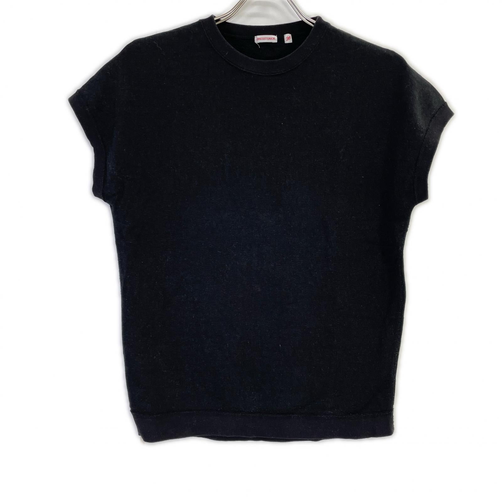 DRESSTERIOR ドレステリア 085-12501/-72001 ブラック リネン混 Tシャツ・スカート セットアップ スーツ セットアップ