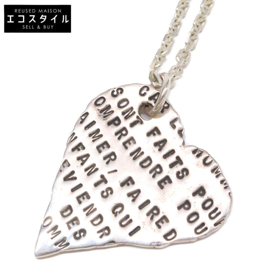 SERGE THORAVAL セルジュ トラヴァル SV925 poemes d'amour 愛の詩集 ハートトップ ネックレス