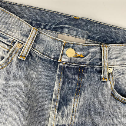 Essentials エッセンシャルズ 45421 ライトブルー ダメージ加工 ストレートデニム ボトムス