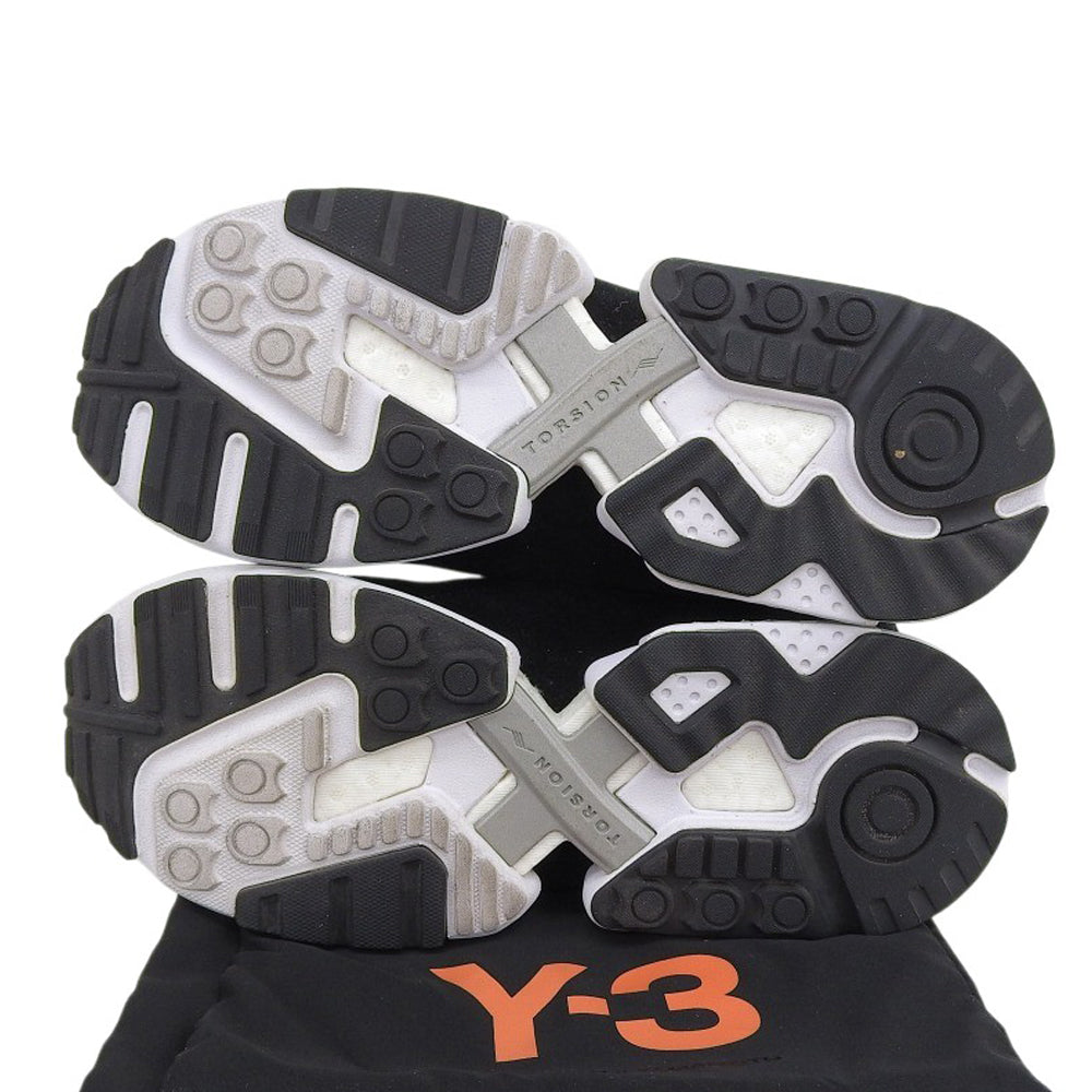 Y-3 ワイスリー 美品 ZX TORSION スニーカー シューズ メンズ ブラック/ホワイト 27cm EF2624 シューズ