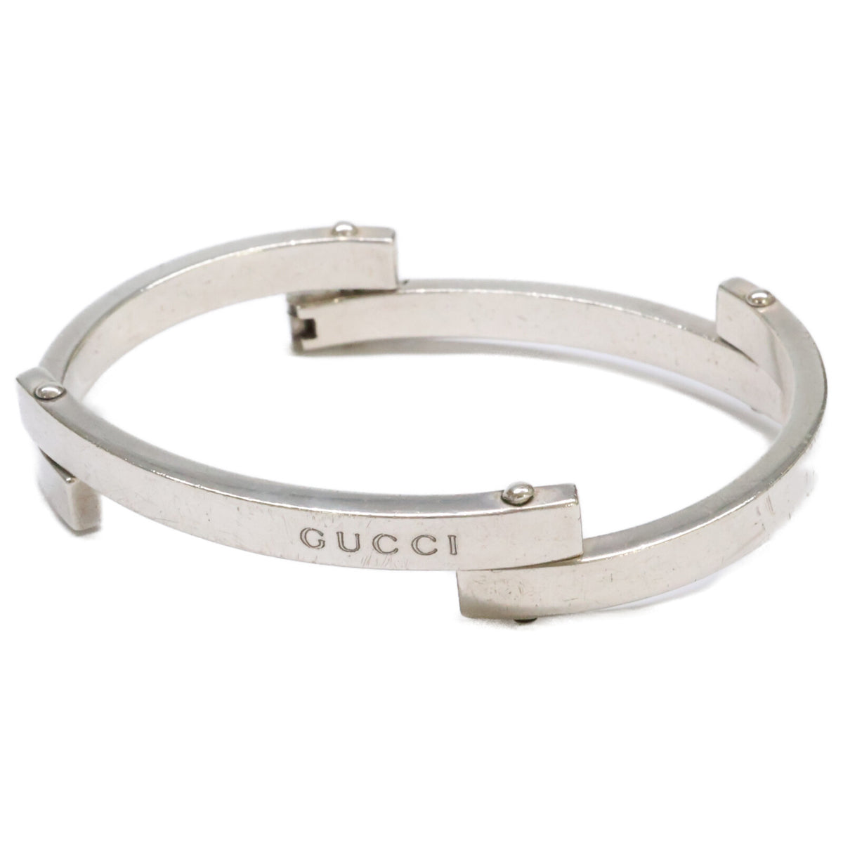 GUCCI 925 plate link bracelet