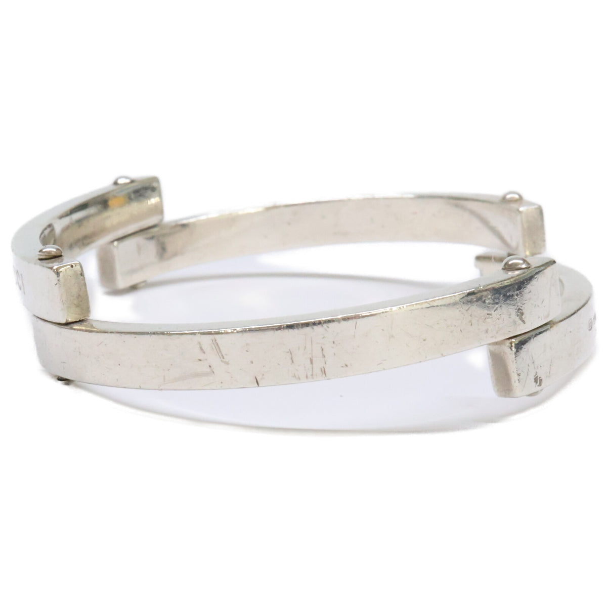 GUCCI 925 plate link bracelet