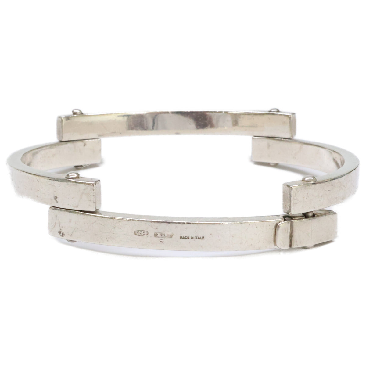 GUCCI 925 plate link bracelet