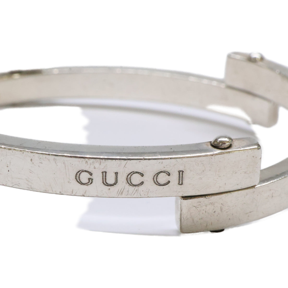 GUCCI 925 plate link bracelet