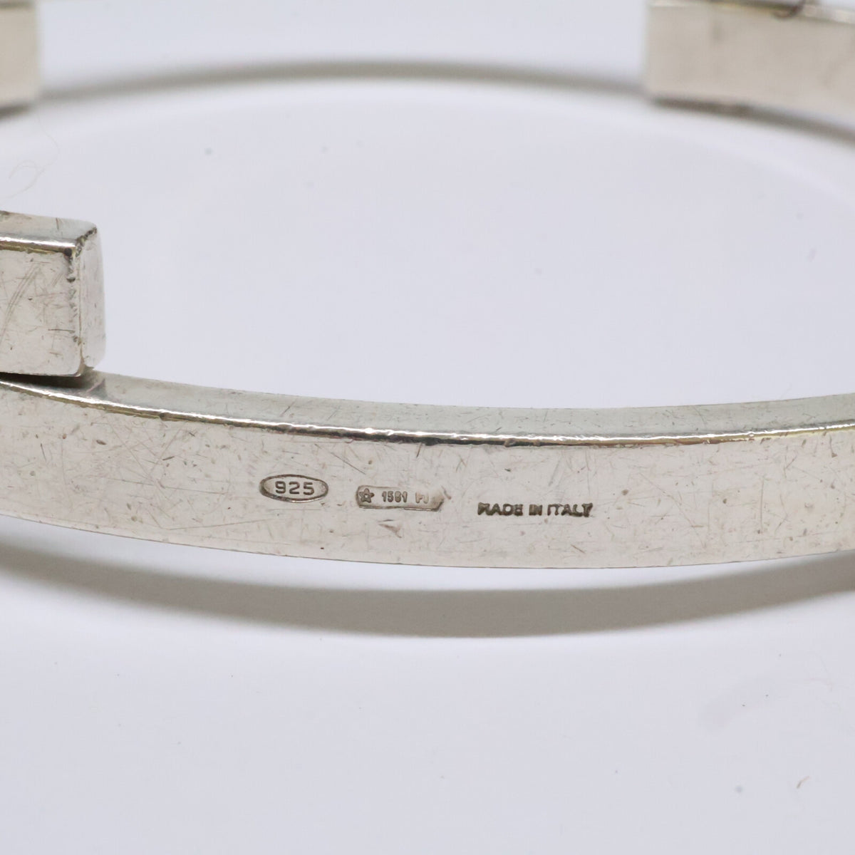 GUCCI 925 plate link bracelet