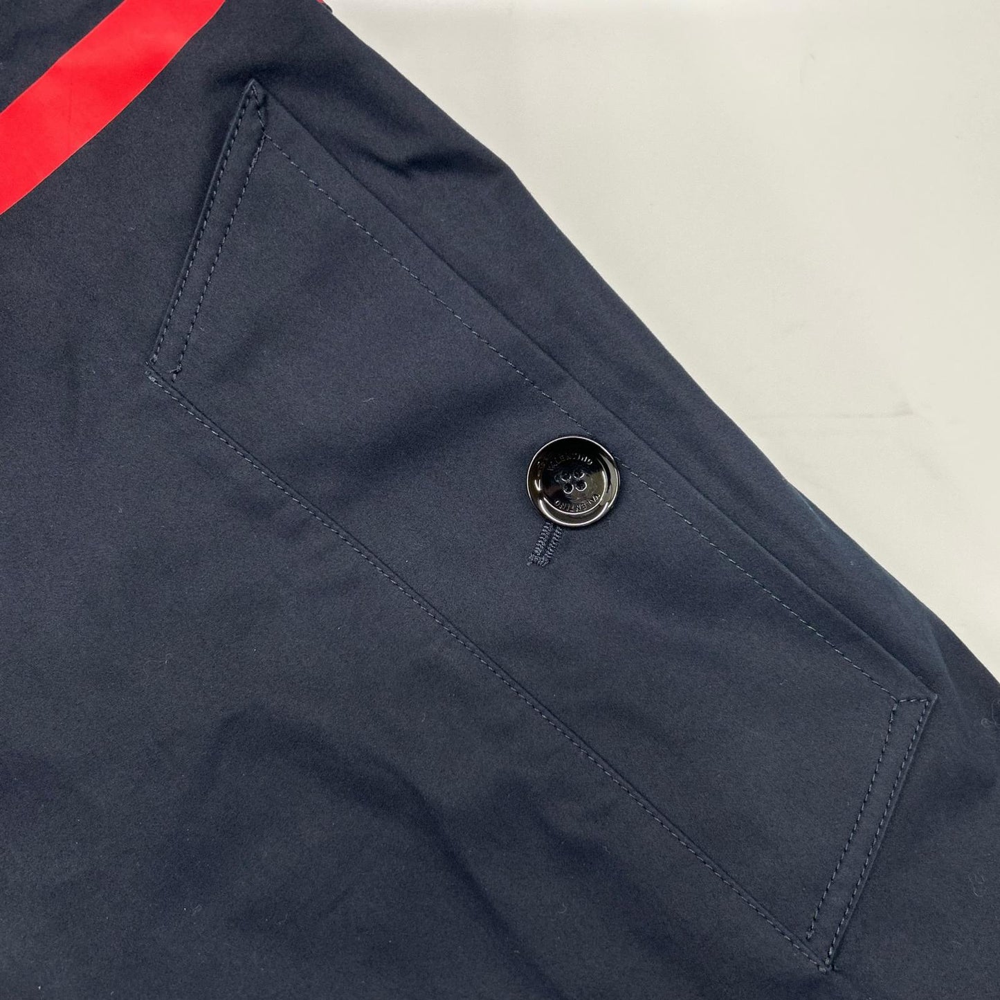 VALENTINO ヴァレンティノ 2019AW SV3CHA705AJ ネイビー Vロゴプリント トレンチコート コート