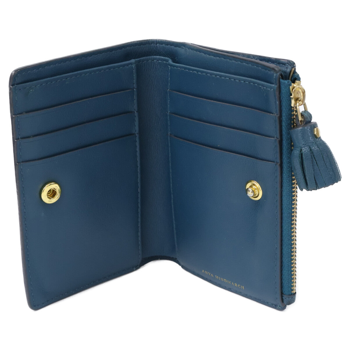 Anya Hindmarch アニヤ ハインドマーチ Frosted Flakes フォールディング・ウォレット 二つ折り財布 二つ折り財布（小銭入れあり）