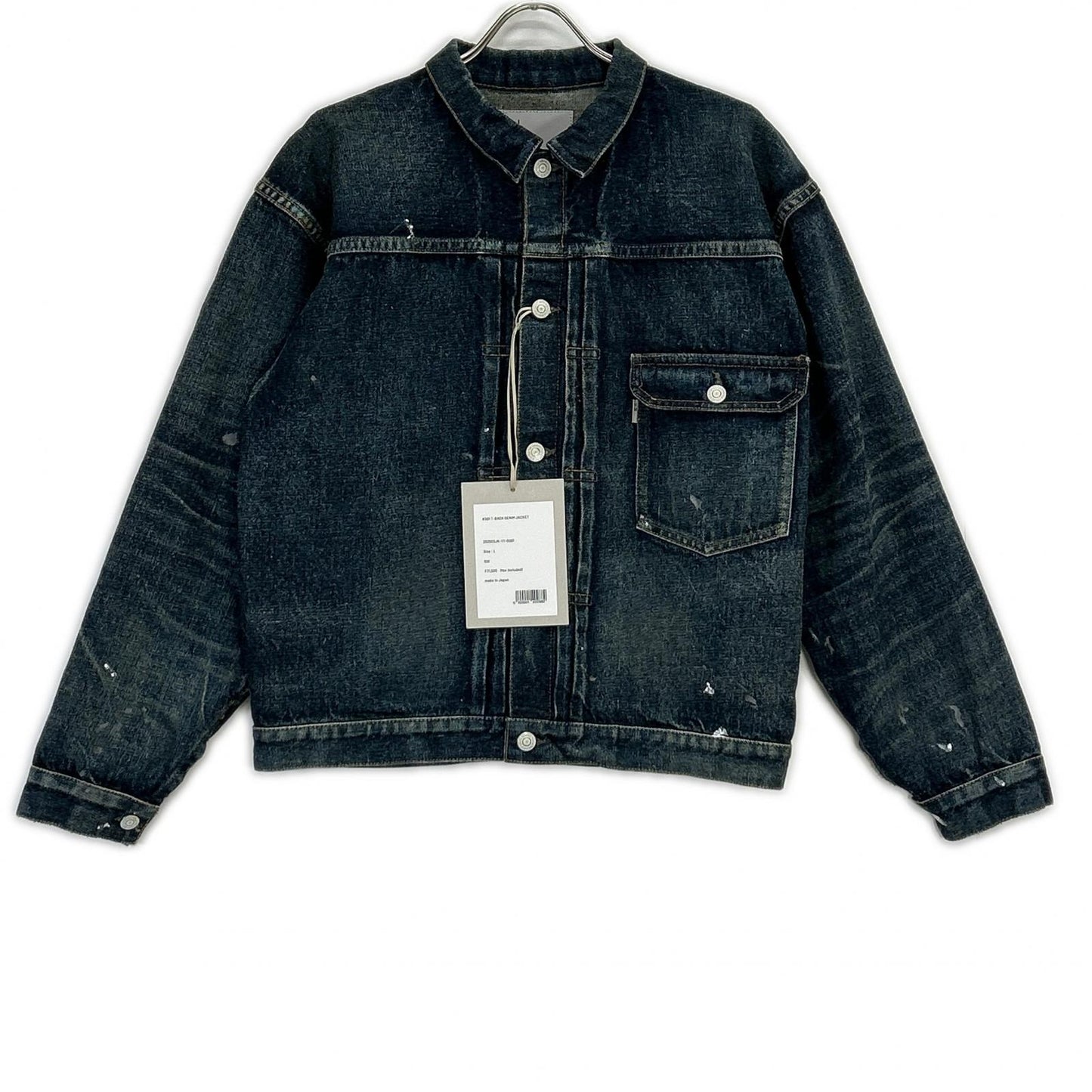 New Manual ニューマニュアル 26SS 2026SSJK-YY-0001 インディゴ T-Back デニムジャケット ジャケット