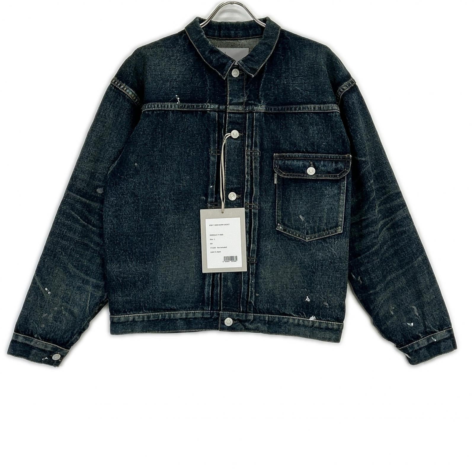 New Manual ニューマニュアル 26SS 2026SSJK-YY-0001 インディゴ T-Back デニムジャケット ジャケット