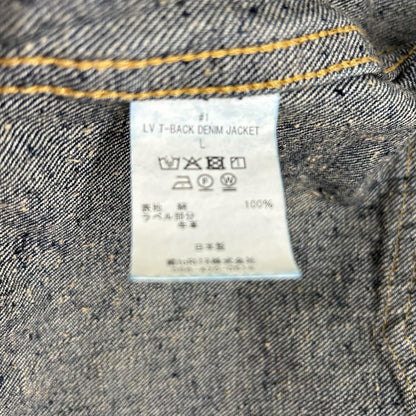 New Manual ニューマニュアル 26SS 2026SSJK-YY-0001 インディゴ T-Back デニムジャケット ジャケット