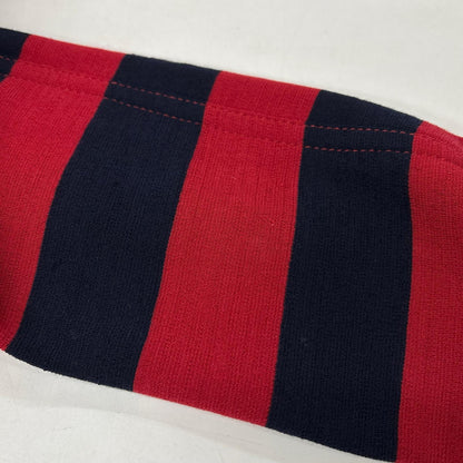 Burberry Blue Label バーバリーブルーレーベル 11年 E1A42-304-28 ネイビー×レッド ウール ボーダー トレンチコート コート