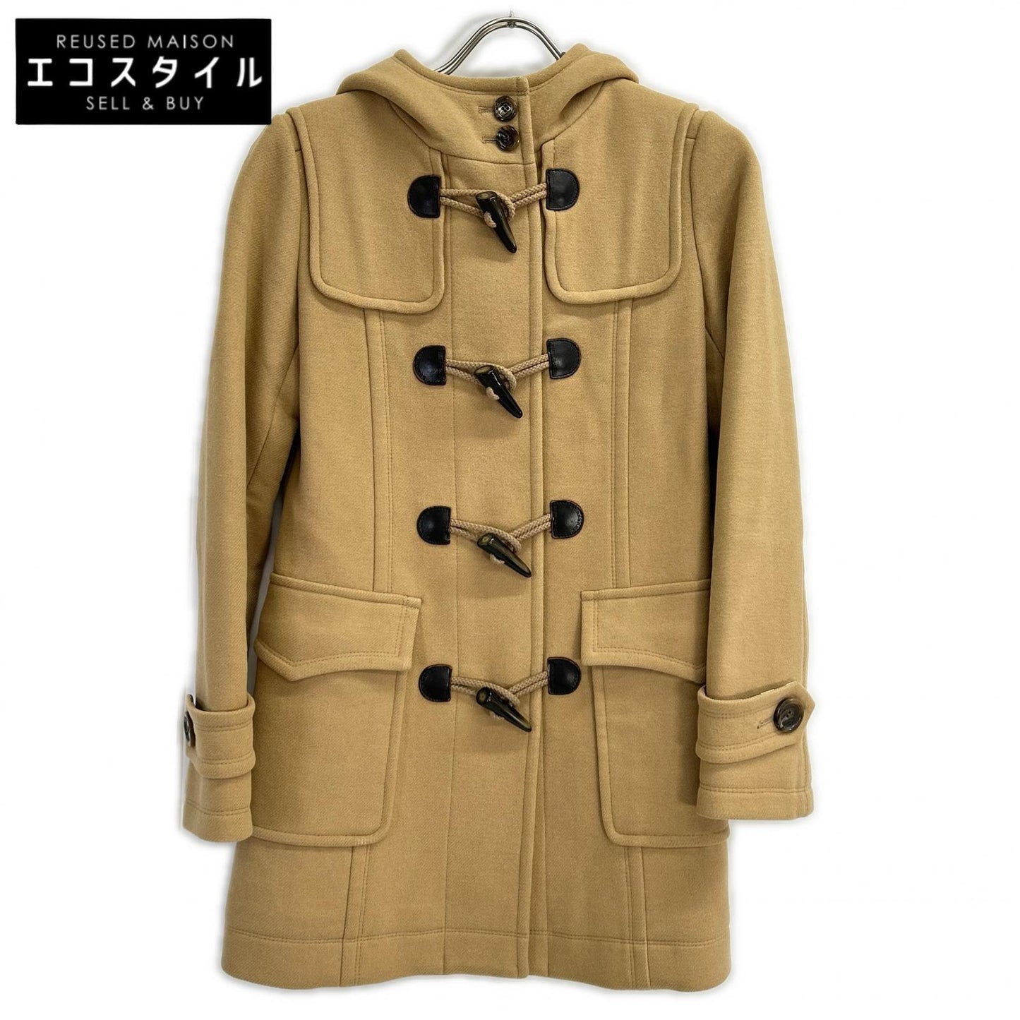 Burberry Blue Label バーバリーブルーレーベル 07年 FNF11-772-40 ベージュ ダッフルコート コート
