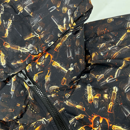 DIESEL ディーゼル A18760 W-SPIDER JACKET プリント フーデッド パデッドジャケット ジャケット