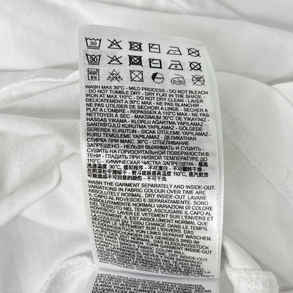 DIESEL ディーゼル A11370 ホワイトト T-JUST-LS-L5 長袖Tシャツ トップス
