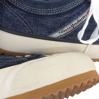 DIESEL ディーゼル 美品 S-PRINCIPIA LOW X スニーカー シューズ メンズ インディゴブルー×ホワイト 27.0cm シューズ