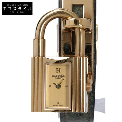 HERMES エルメス 〇Y刻印 ケリーウォッチ オーストリッチ クオーツ 腕時計
