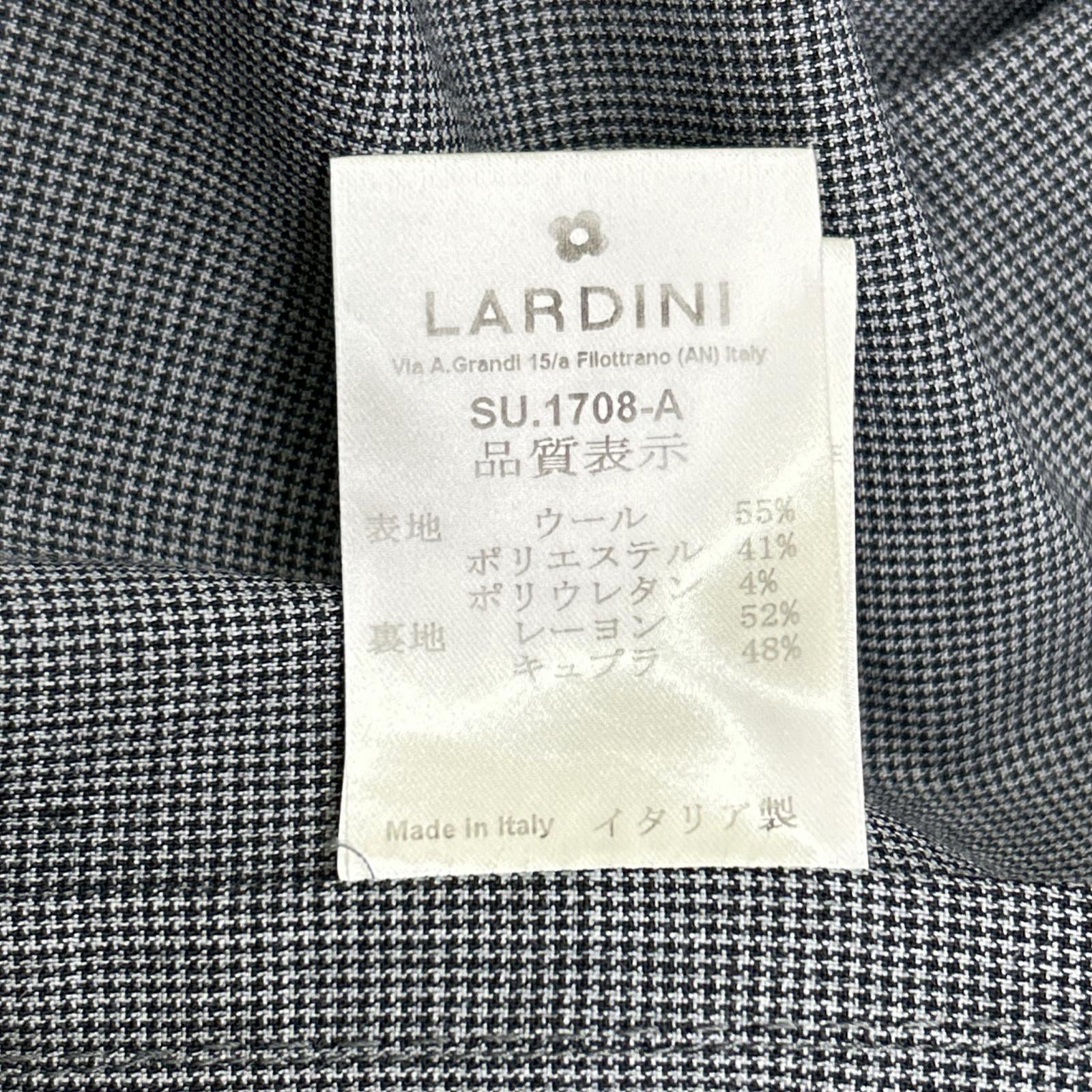 LARDINI ラルディーニ JZ091AQ グレー ウール混 イージースーツ スーツ セットアップ