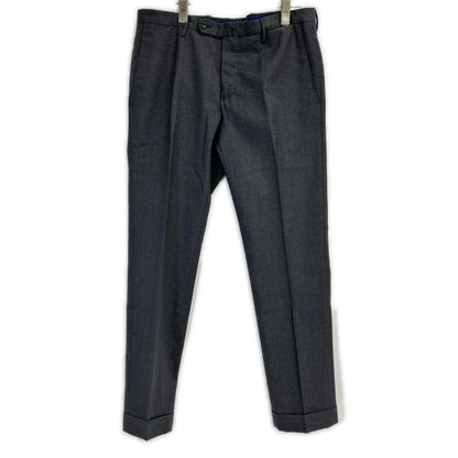 INCOTEX インコテックス グレー SLIMfit SUPER100s ノータック ウールスラックス ボトムス