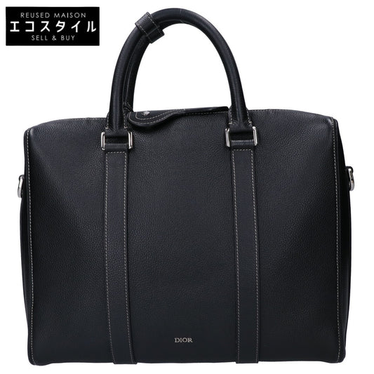 DIOR ディオール 1ADBR166YKK 20-BO-0242 ブラック レザー ランゴー ブリーフケース ビジネスバッグ ブリーフケース