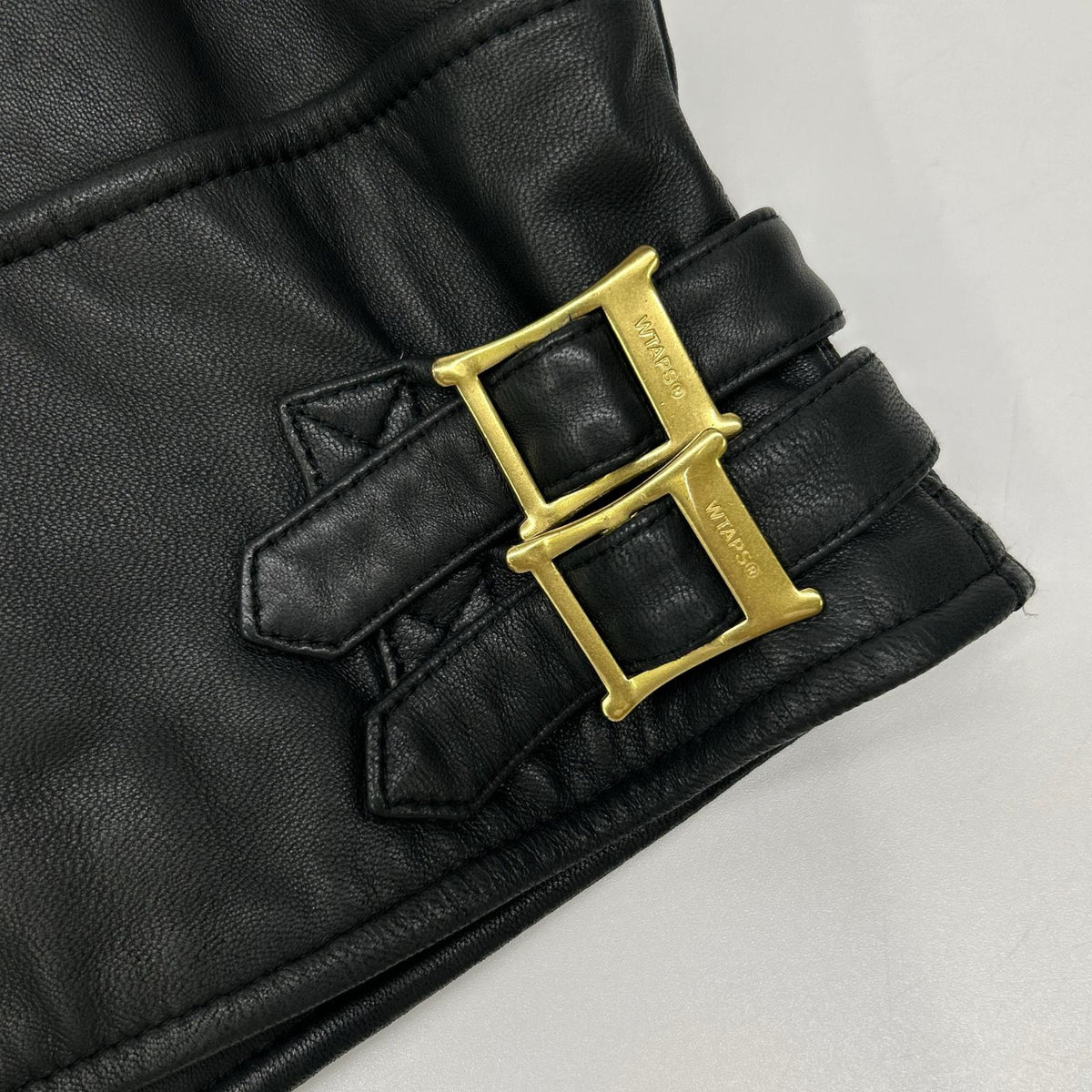 (W)TAPS 092NWDT-JKM01 Green sheepskin leather jacket jacket