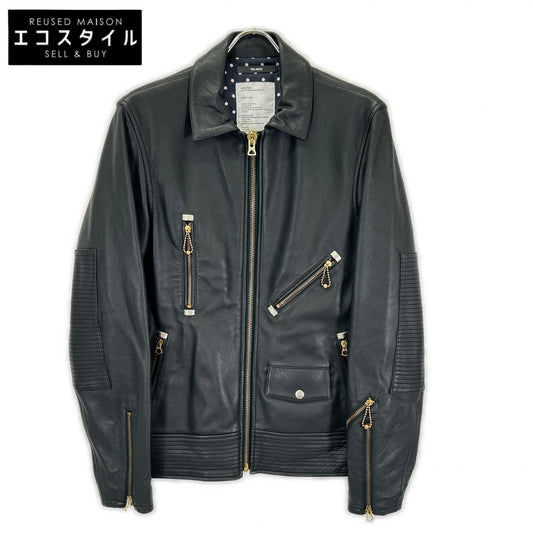 (W)TAPS 092NWDT-JKM01 Green sheepskin leather jacket jacket