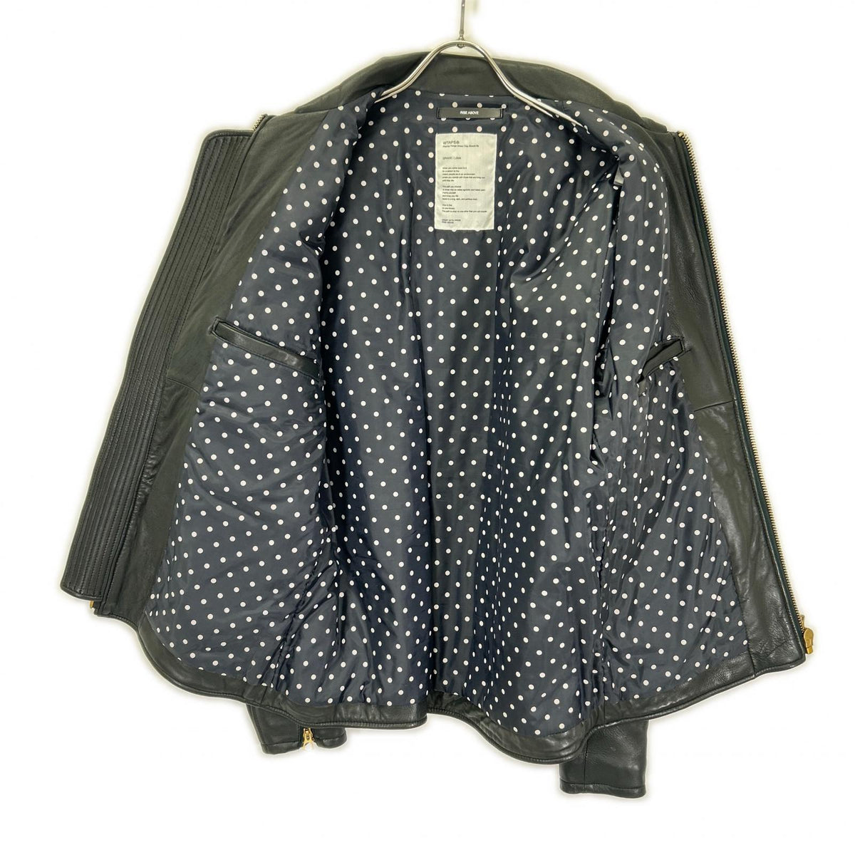 (W)TAPS 092NWDT-JKM01 Green sheepskin leather jacket jacket