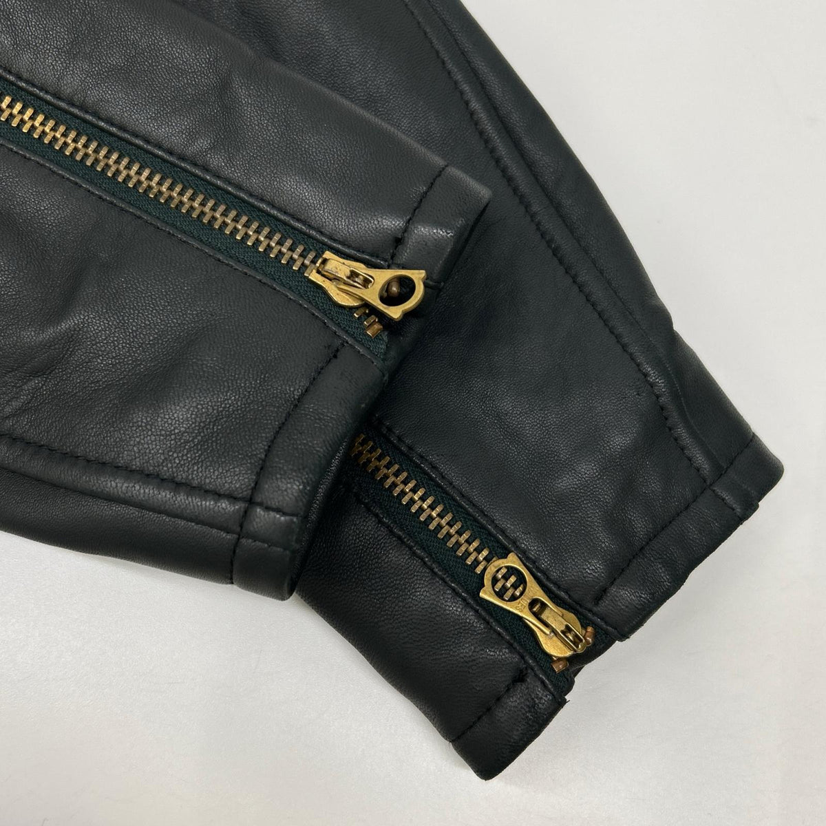 (W)TAPS 092NWDT-JKM01 Green sheepskin leather jacket jacket
